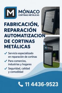cortinas metálicas de excelente calidad