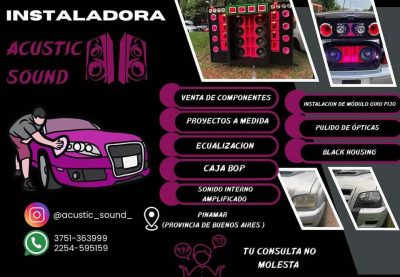 ACUSTIC SOUND PULIDO DE OPTICAS PINAMAR