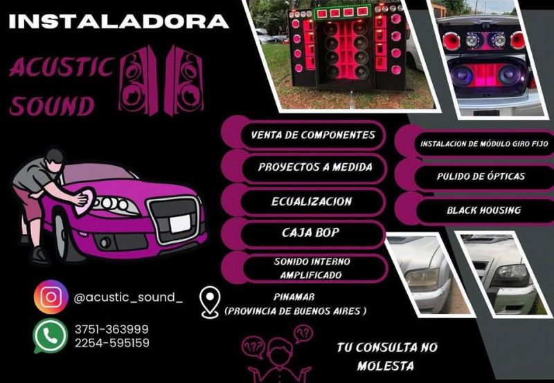 ACUSTIC SOUND PULIDO DE OPTICAS PINAMAR