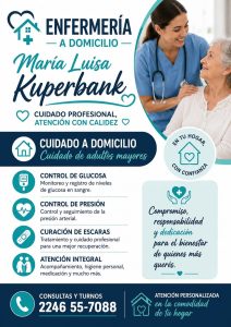 Enfermera a domicilio para mayores