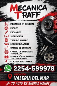 mecanica traff valeria del mar