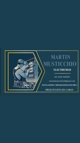 ELECTRICISTA MARTIN MUSTICCHIO MAR DEL PLATA