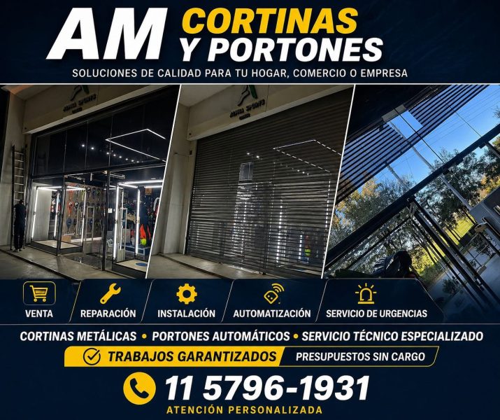 AM CORTINAS Y PORTONES